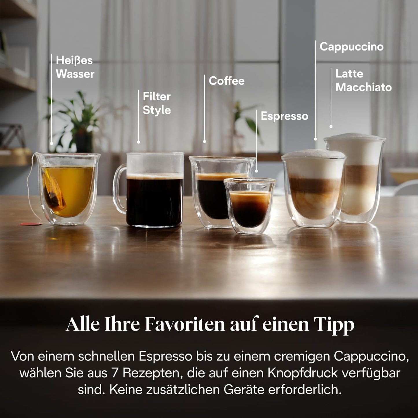 Magnifica Evo ECAM292.81.B-Perfetto Kaffeevollautomat,7 One-Touch-Getränke,Soft-Touch-Bedienfeld,Schwarz